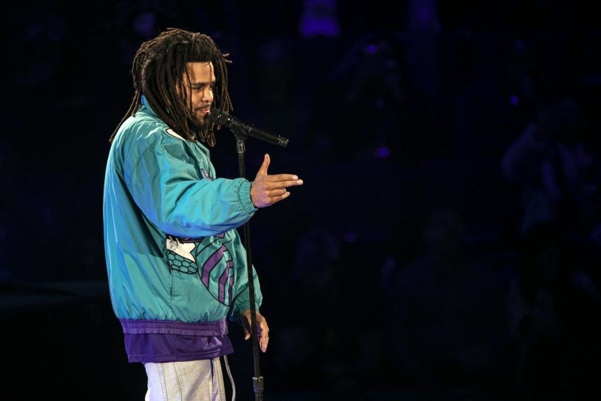 J. Cole Performs at the 2019 NBA All-Star Game