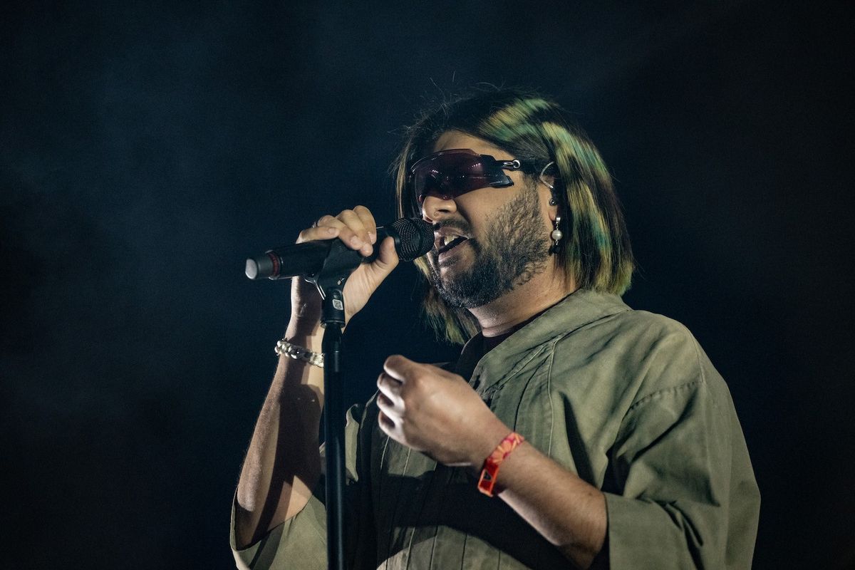 Jai Paul performs onstage during day 2 of 2023 Coachella Valley Music and Arts Festival on April 22, 2023 in Indio, California.