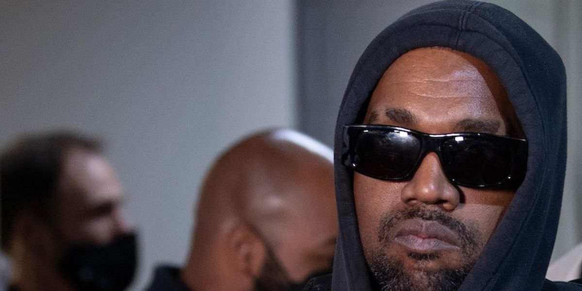 Kanye West mocked for selling Yeezy Gap clothing collection out of what  look like trash bags