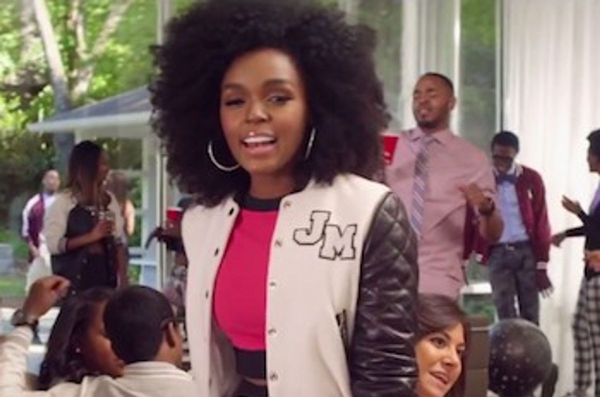 Janelle Monae Follows The Success Of Her 2013 'The Electric Lady' LP With The Star Studded Official Video For "Electric Lady" Featuring The Electro Phi Betas.