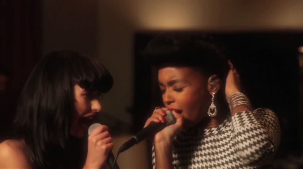 Janelle Monáe & Kimbra Team Up To Show Love For MJ, Cover 