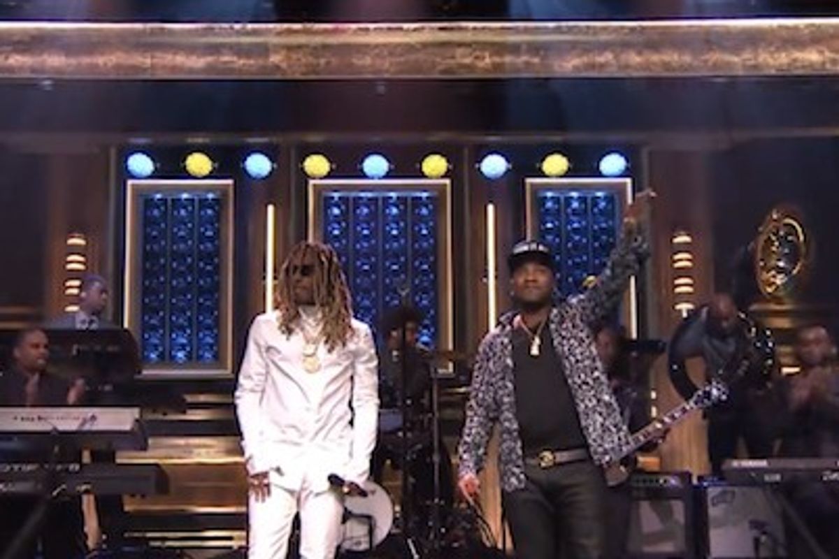 Jeezy & Future Perform "No Tears" w/ Live The Roots On The Tonight Show