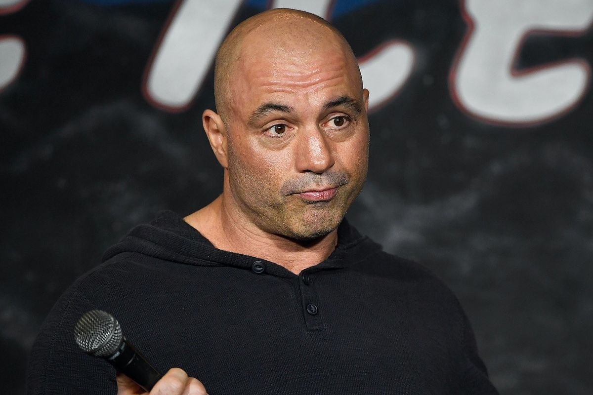 Joe Rogan performing at The Ice House Comedy Club in November, 2017