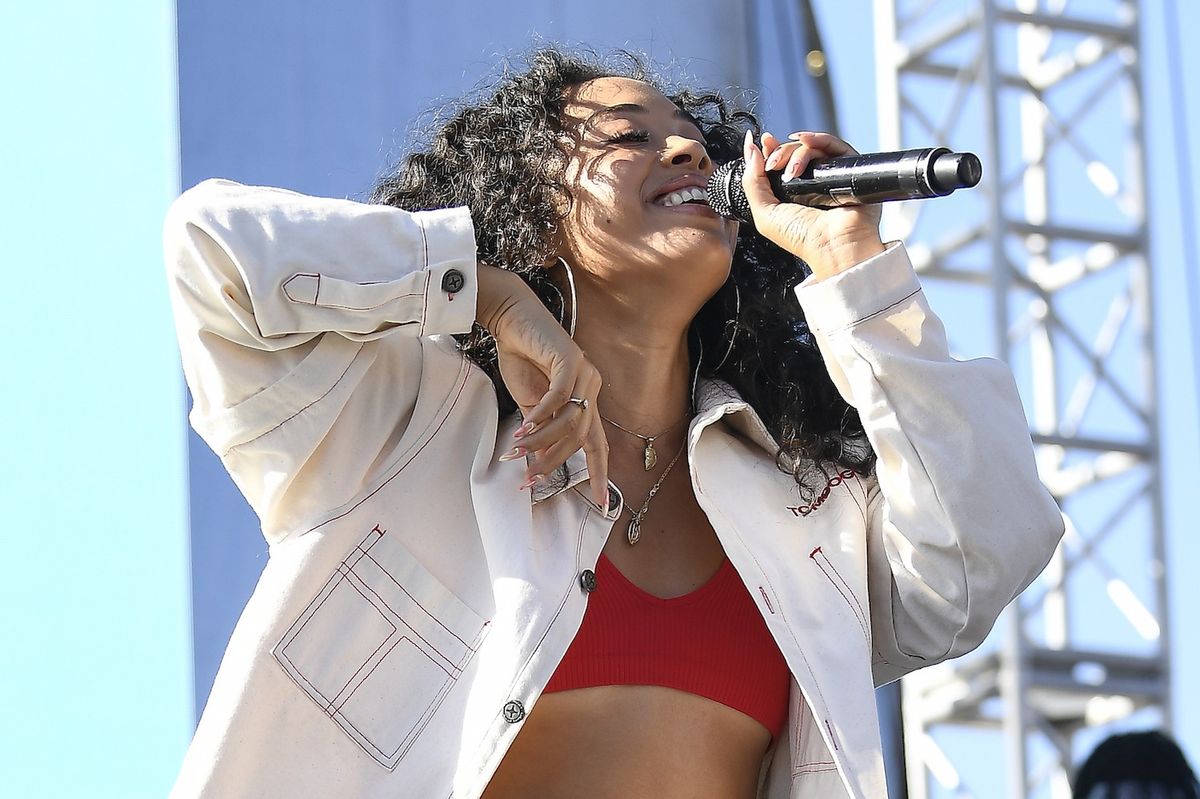 Joyce Wrice performs on Day 2 of the 2021 Lights Up Music Festival at Concord Pavilion on September 19, 2021 in Concord, California.