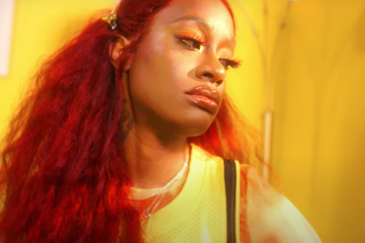 Kari Faux in the video for her single "Outta Sight"