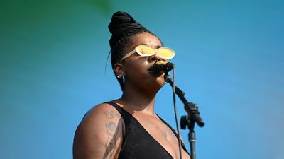 keiyaA performs at Pitchfork Festival 2021 in Chicago.