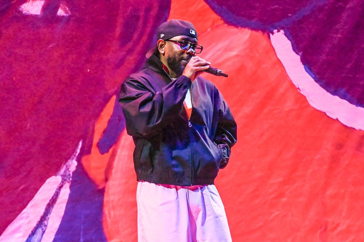 Kendrick Lamar performs during the 2023 Bonnaroo Music & Arts Festival on June 16, 2023 in Manchester, Tennessee.