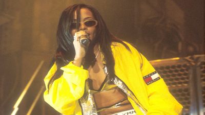 Aaliyah at The Forum in Inglewood, California, United States.