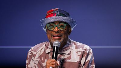 Creative Maker of the Year Spike Lee speaks onstage at Debussy Theatre during the 'Creative Maker of the Year Seminar: Spike Lee' at the Cannes Lions Festival on June 23, 2023 in Cannes, France.