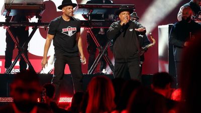 Darryl McDaniels and Joseph Simmons of Run-D.M.C. perform onstage during the 65th GRAMMY Awards at Crypto.com Arena on February 05, 2023 in Los Angeles, California.
