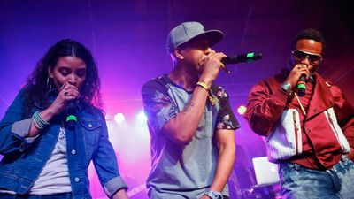Digable Planets performs at the House Of Vans Opening In Chicago, Illinois on Feb 3, 2017.