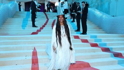 Erykah Badu attends the The 2023 Met Gala Celebrating "Karl Lagerfeld: A Line Of Beauty" at The Metropolitan Museum of Art on May 01, 2023 in New York City.