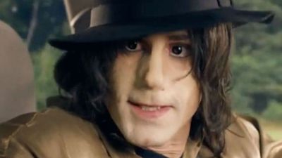 ​Joseph Fiennes as Michael Jackson in an unreleased episode of British biographical comedy-drama 'Urban Myths.' 