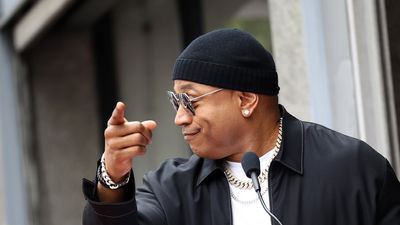 LL Cool J attends a ceremony honoring Ludacris with a star on the Hollywood Walk of Fame on May 18, 2023 in Hollywood, California. 