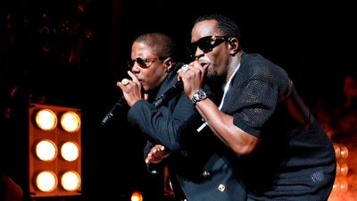 Ma$e and Sean "Puff Daddy" Combs perform during the concert celebrating "Can't Stop, Won't Stop" during the 2017 Tribeca Film Festival at Beacon Theatre on April 27, 2017 in New York City. (