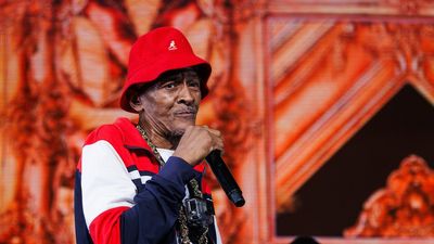 Mc Shan performs during the "Dj Cassidy's Pass the Mic Live" at Radio City Music Hall on July 21, 2023 in New York City.