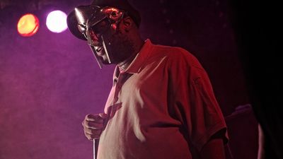 Rapper Doom performs on stage at The Arches on November 3, 2011 in Glasgow, United Kingdom.