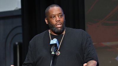 Rapper Killer Mike speaks onstage during the 4th Annual Black Music Moguls Brunch at The Gathering Spot on June 04, 2023 in Atlanta, Georgia.