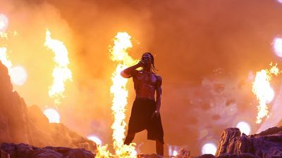 Travis Scott performs live on the main stage during day two of Wireless Festival 2023 at Finsbury Park on July 08, 2023 in London, England.