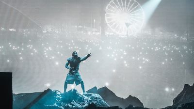 ​Travis Scott performs one of his biggest sets to date, performing his new single "K-POP" and revealing more details about his upcoming album, UTOPIA at Rolling Loud in Miami July 24, 203. 