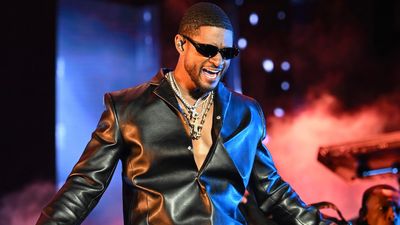 Usher performs during the Lovers & Friends music festival at the Las Vegas Festival Grounds on May 06, 2023 in Las Vegas, Nevada.