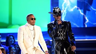 Lil Nas X 2020 Grammy Awards Jacket Pants Hat Black White