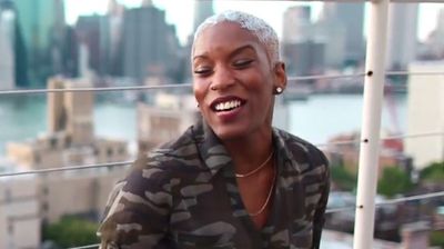 Liv Warfield [NPG] "Catch Me If You Can" live on a Brooklyn rooftop