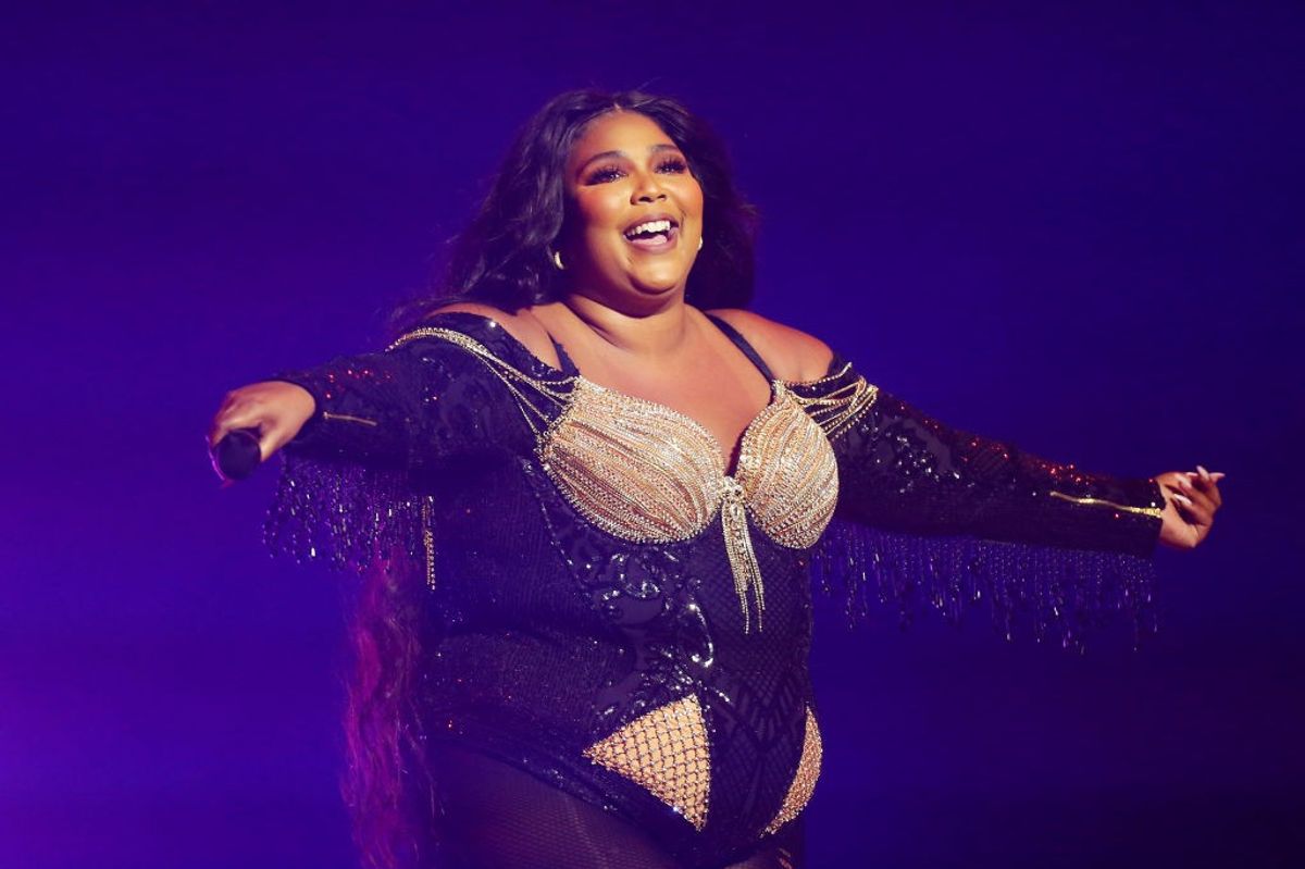 Lizzo performs in sydney