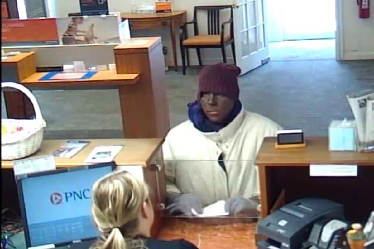 Man Robs Maryland Bank In Blackface