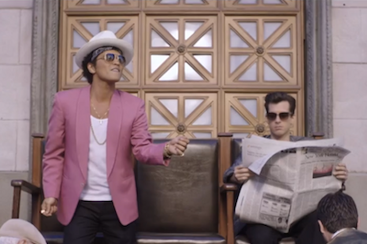 Mark Ronson & Bruno Mars Deliver The Official Video For "Uptown Funk"