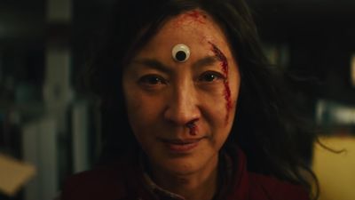 Michelle Yeoh in the trailer for Everything Everywhere All at Once
