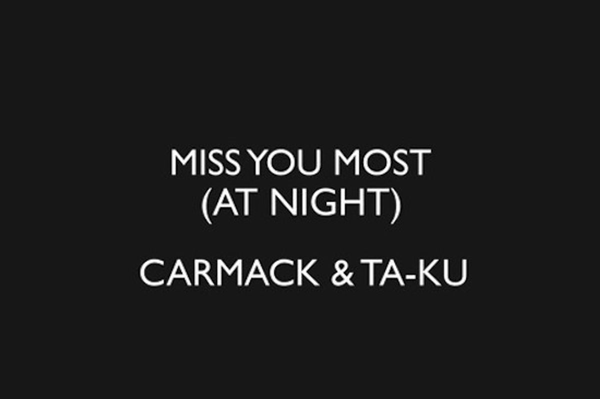 Mr. Carmack Teams With Fellow Producer Taku On The New Single "Miss You Most" (At Night)