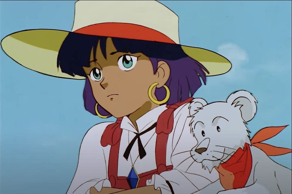 Nadia from Nadia and the Secret of Blue Water Black Anime characters