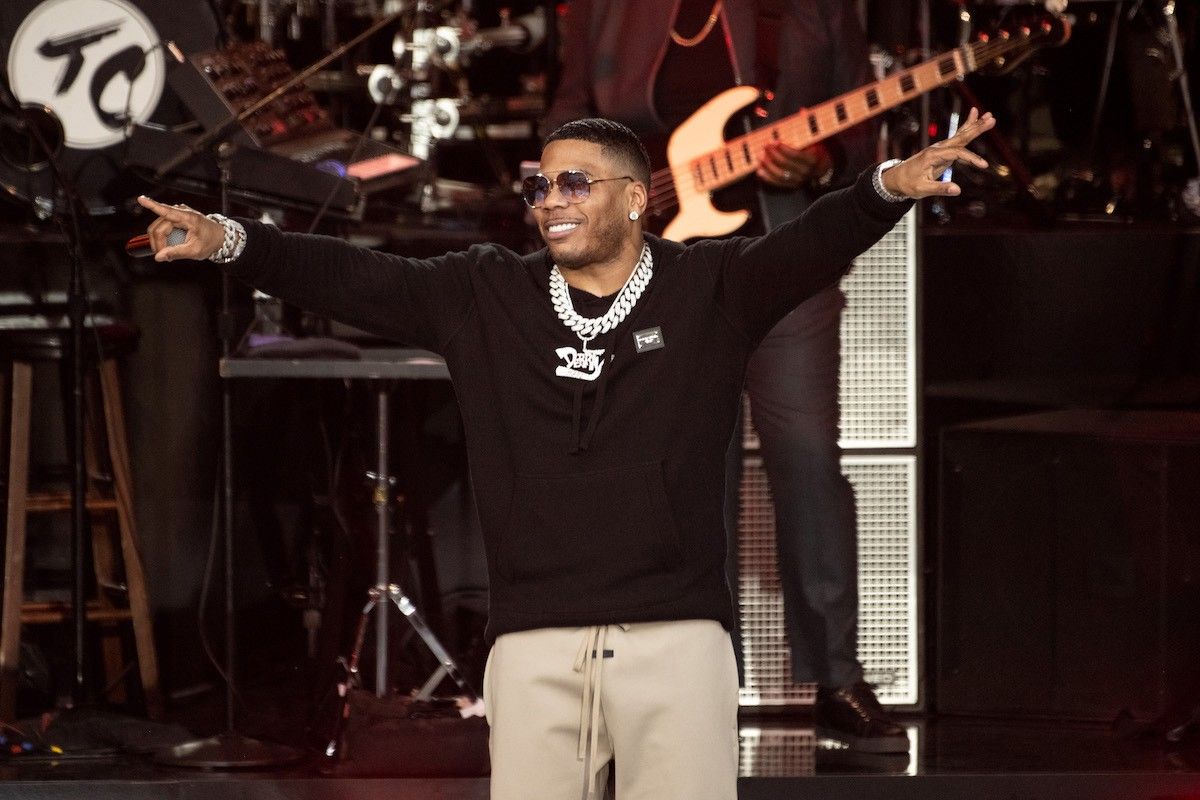 Nelly performs onstage at Juneteenth: A Global Celebration For Freedom at The Greek Theatre on June 19, 2023 in Los Angeles, California.
