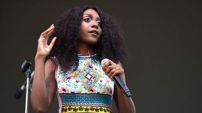 Noname performs at The Greek Theatre on June 10, 2022 in Berkeley, California (photo by Tim Mosenfelder/Getty Images).
