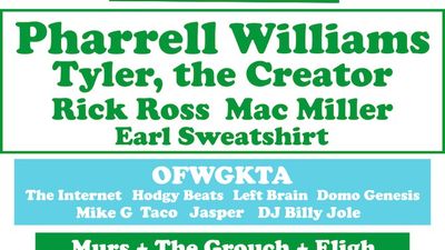 OFWGKTA Drops The Lineup For The 3rd Annual Odd Future Carnival Live From Camp Floggnaw Featuring Sets From Tyler The Creator, Pharrell, Mac Miller, Rick Ross, Earl Sweatshirt & More.