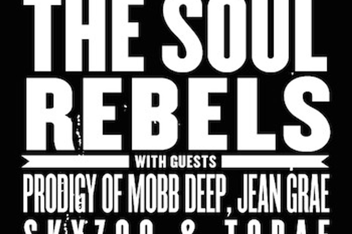 Okayplayer Presents The Soul Rebels In Concert At Brooklyn Bowl With Prodigy, Jean Grae, Skyzoo, Torae & Special Guest On August 15th.