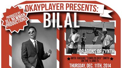 OKP Presents : Bilal & Dragons Of Zynth At Brooklyn Bowl w/ Rashad Smith On 12/11