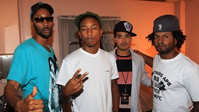 Pharrell and RZA at Perez Hilton's One Night In Los Angeles