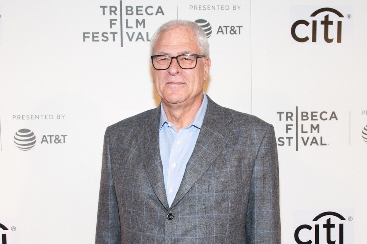 Phil Jackson attends Tribeca Talks: Storytellers: Kobe Bryant with Glen Keane during 2017 Tribeca Film Festival at BMCC Tribeca PAC on April 23, 2017 in New York City (Noam Galai/WireImage).