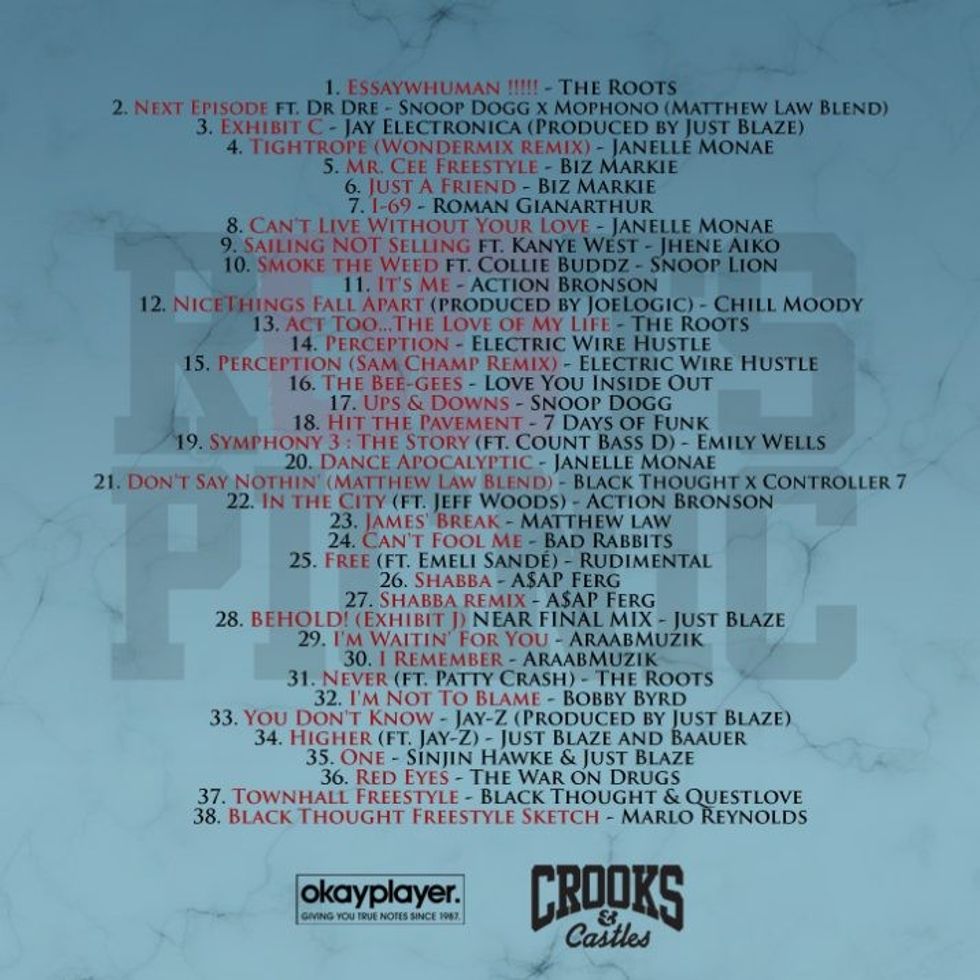Picnic Mixtape 2014 Tracklist