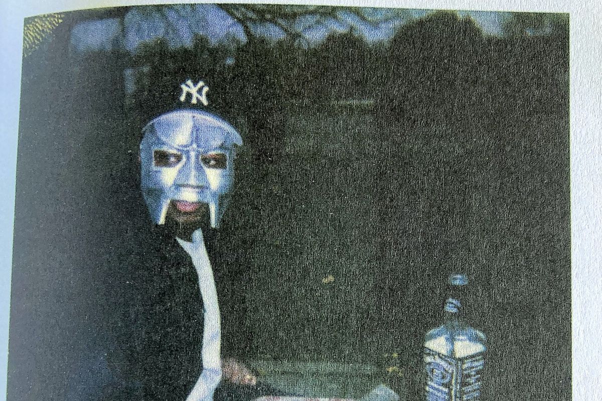 Polaroid of MF DOOM filming the alternate take of the "Dead Bent" video headed to auction as an NFT