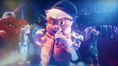 Porky the pig rapping space jam A New Legacy