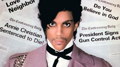Prince on the cover of his 1981 album, Controversy.