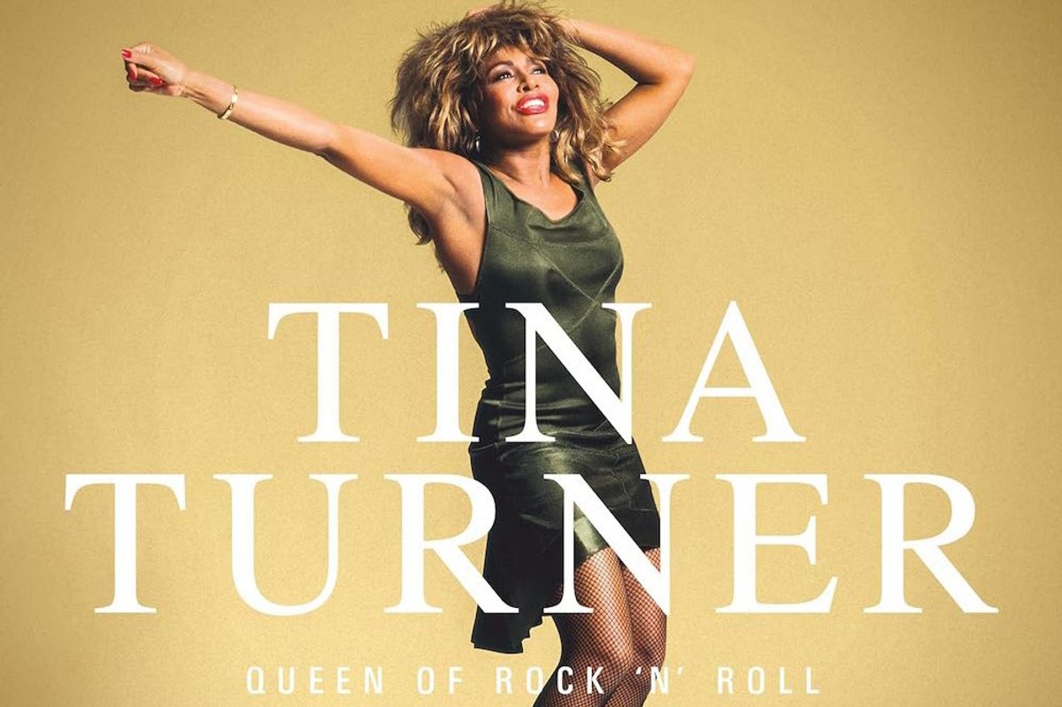 ​Promotional artwork for 'Tina Turner: Queen of Rock 'N' Roll,' Rhino Warner Records.