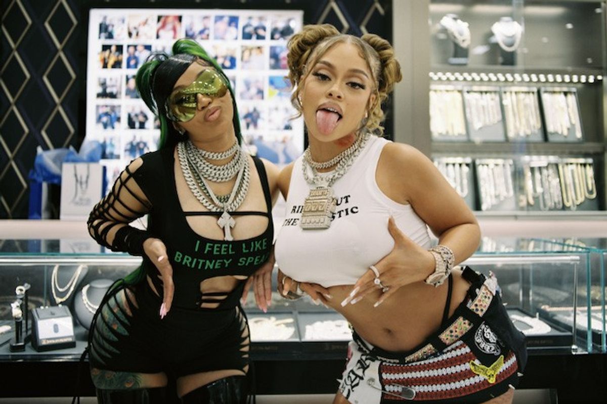 Promotional image of Latto and Cardi B. ​