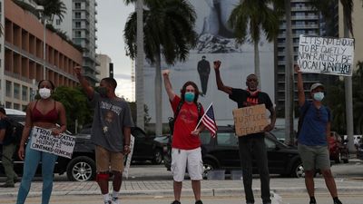 Protestors Miami Florida
