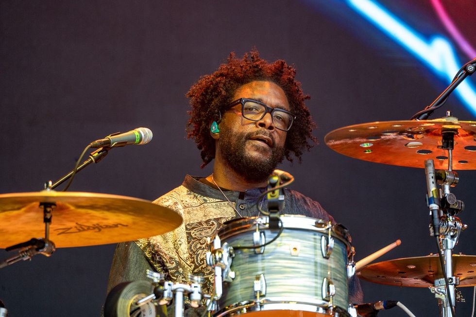 Questlove, on stage at the Roots Picnic 2023.