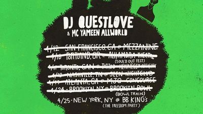 Questlove x Yameen Allworld - the 15 Tour poster