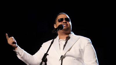 Rapper Heavy D onstage at the 51st Annual GRAMMY Awards pre-telecast held at the Staples Center on February 8, 2009 in Los Angeles, California (photo by John Shearer/WireImage).